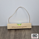 Wasserwaage klein - Haussegen zum Aufhängen