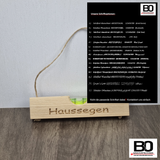 Wasserwaage klein - Haussegen zum Aufhängen