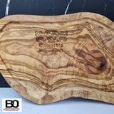 Olivenbrett - Brotzeitbrett - Schneidebrett - Servierplatte - Barbecue ~ 40-44 cm