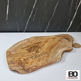 Olivenbrett - Brotzeitbrett - Schneidebrett - Servierplatte - Barbecue ~ 40-44 cm