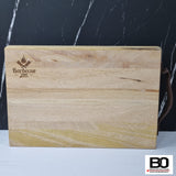 Barbecuebrett/Schneidebrett massiv ~33x23x4 cm