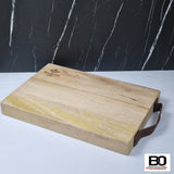 Barbecuebrett/Schneidebrett massiv ~33x23x4 cm