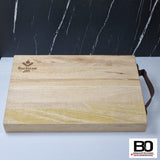 Barbecuebrett/Schneidebrett massiv ~33x23x4 cm
