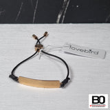 Lovebird Armband - rose und gold