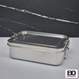 Brotzeitbox / Lunchbox Edelstahl