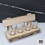 4-er Bankerl mit Stamperl