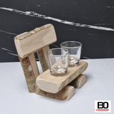 2-er Bankerl mit Stamperl