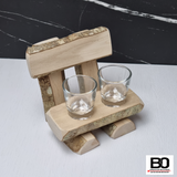 2-er Bankerl mit Stamperl