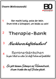 4-er Bankerl mit Stamperl