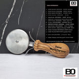 Pizzaschneider - Olivenholz