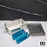Brotzeitbox / Lunchbox Edelstahl