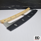 Pizzawiege / Pizzaschneider 32 cm mit Holzgriff