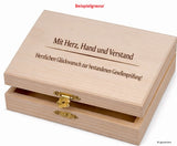 Holzbox 450 x 225 x 90 mm