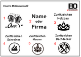 Handwerker‑Handtaschen‑Set – personalisiert